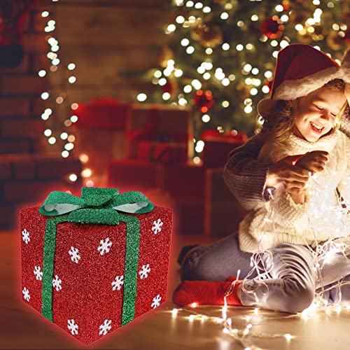 2022 Christmas Lighted Gift Boxes,Snowflake Present Boxes Indoor Outdo | Ninelife - Lebanon