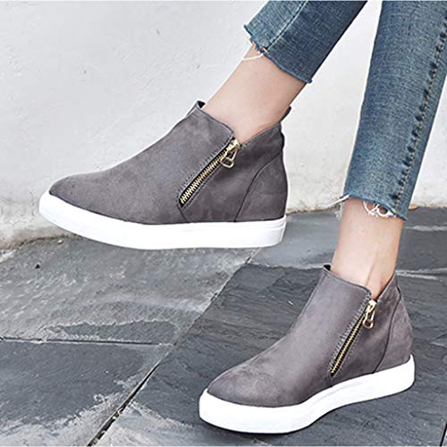 gray booties wide width