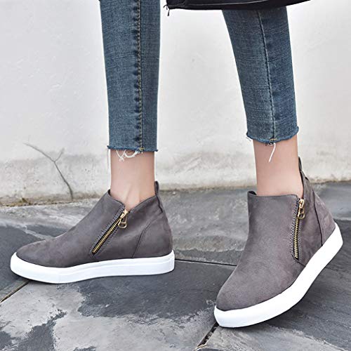 gray booties wide width