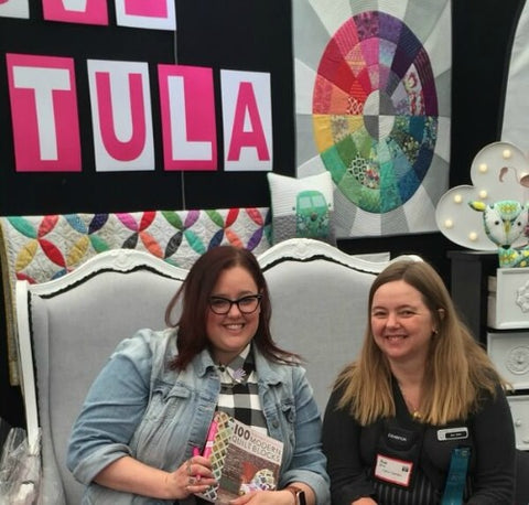 Meeting Tula Pink 2016 Sydney Craft and Quilt Fair