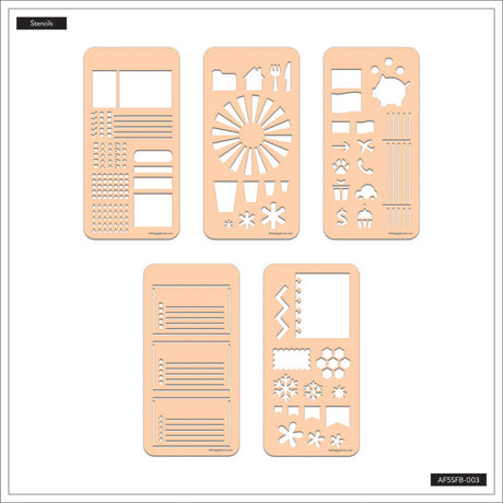 Snap In Stencil Bookmarks - 2 Pack – The Happy Planner