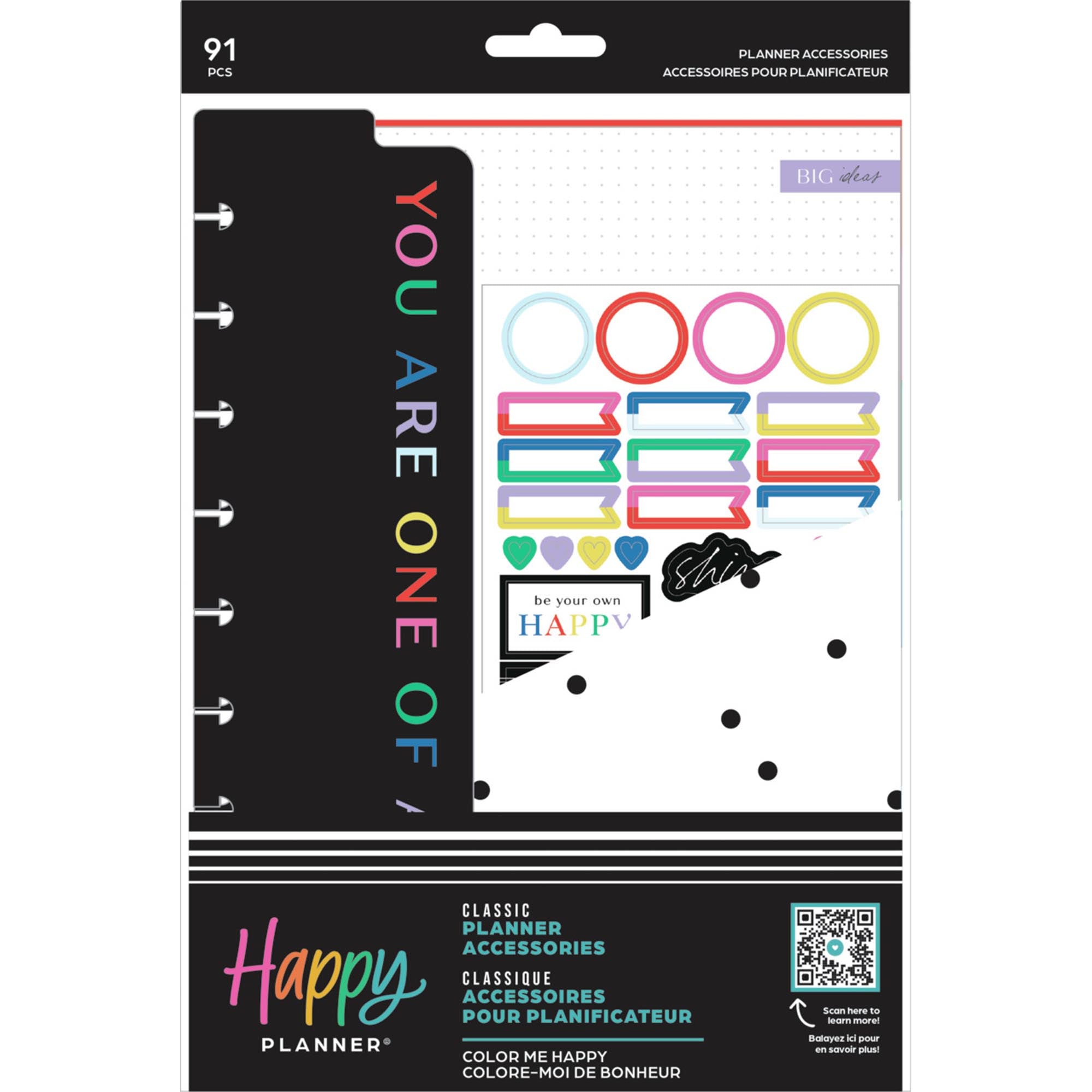 Happy Planner Colour Me Happy Classic Accessory Pack, Planners Avenue