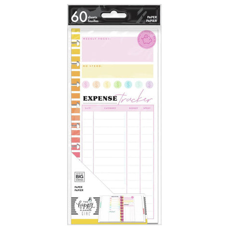 Park Lane Paperie 31 Clear Stamp Set - Spending Diary Budget Goals Savings  Finances Weekly Monthly Yearly Weekend