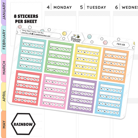 Printable Hydration Water Habit Tracker Planner Stickers – The Paper Hen