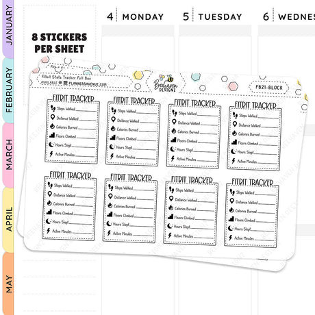 5 Row Weekly Habit Tracker Stickers - Strawberry – Stickers by AshleyK