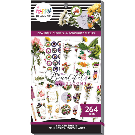 The Happy Planner Pressed Florals 30 Sheet Sticker Pad
