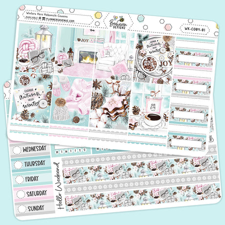 Aloha Hobonichi Cousin planner sized stickers – Dicope Stickers