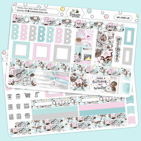 Glam Girls Hobonichi Weeks Planner Sticker Kit – Winterfield Studios