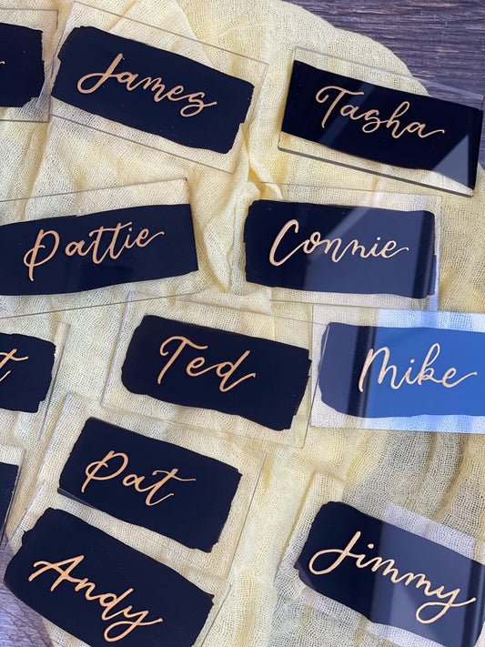 Handwritten Place Cards (writing only) – Calligraphy By MCW