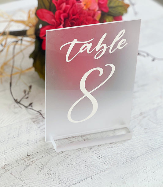 30 Laser Cut Frosted Acrylic Blank Shapes for Wedding Welcome or Table  Signs, Seating Place Cards & Numbers Guestbook Birthday Events DIY  Calligraphy Lettering