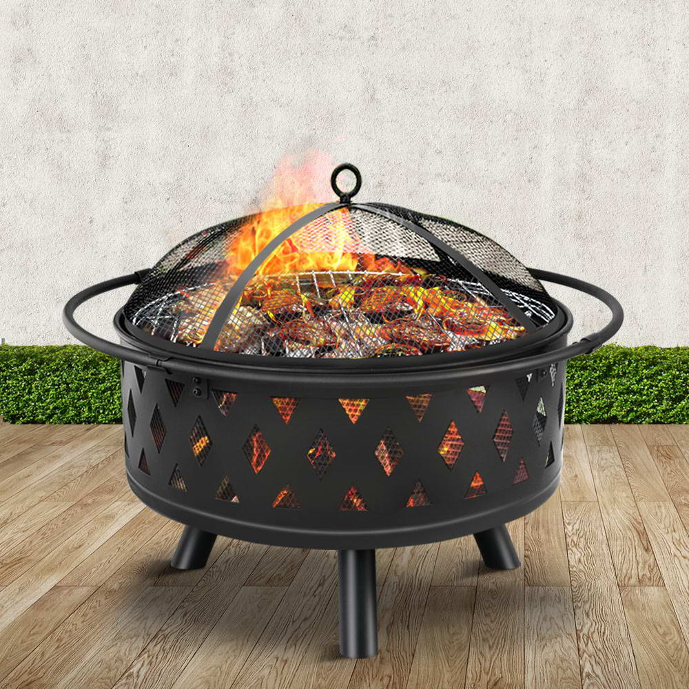 The Charcoal BBQ Fire Pit and Grill Ring 32