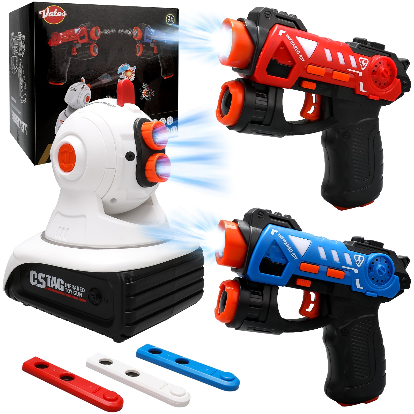VATOS Upgrade Connected Rechargeable Laser Tag Gun Sets – vatostoys
