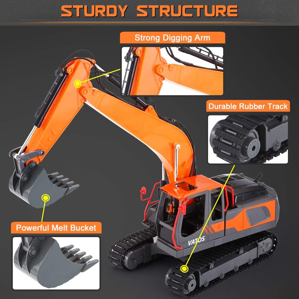 strong rc excavator