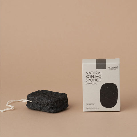 charcoal face sponge