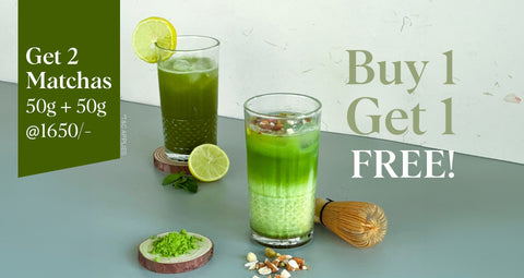 matcha tea offer