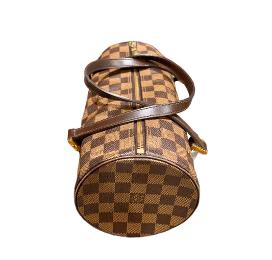 LOUIS VUITTON Damier Ebene Tribeca Carré Bag - A Retro Tale