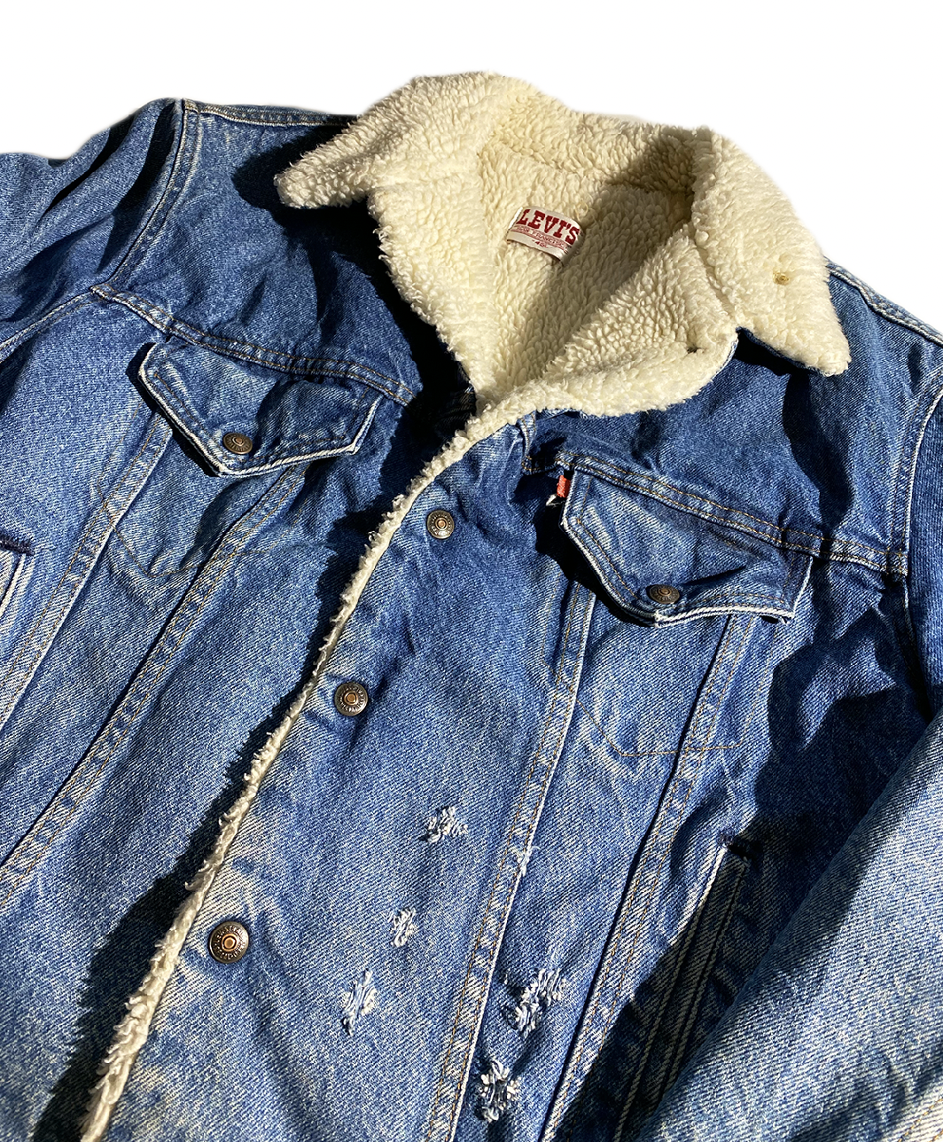 Vintage Levis Sherpa Denim Jacket – Glorydays Fine Goods