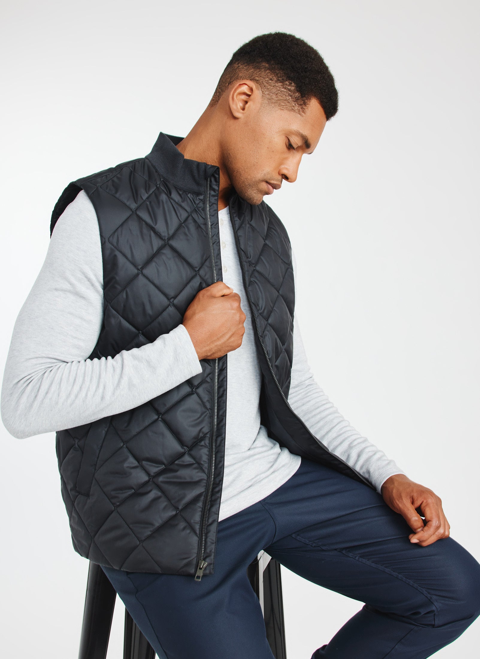 All Day Quilted Vest | Womens\'s Blazer Lt Jacket – Kit and Ace