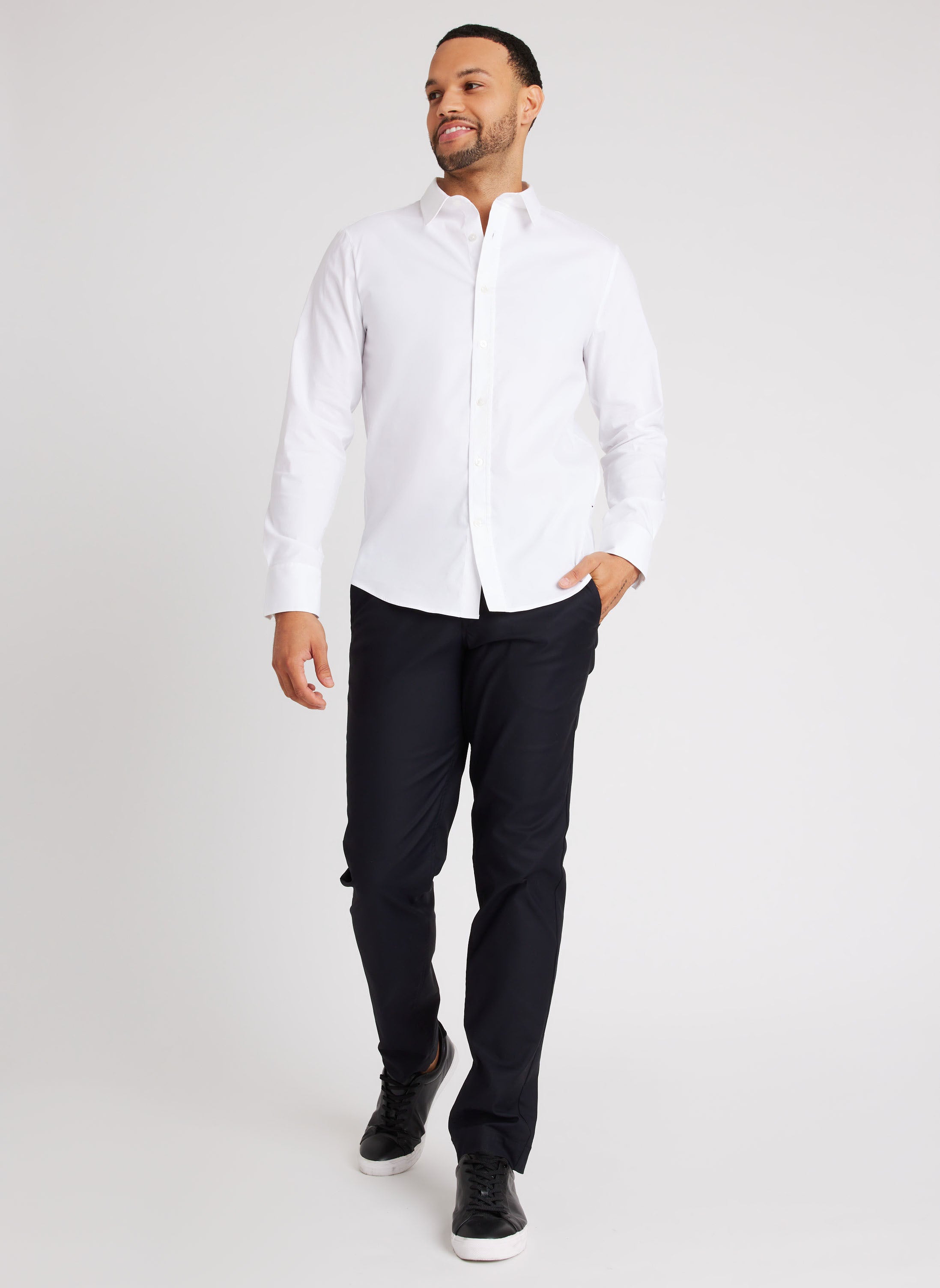 Kit and Ace — Stay Cool Poplin Long Sleeve Shirt