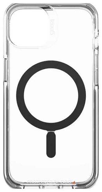 Zagg  Gear4 Piccadilly Snap Phone Case with Magsafe for iPhone 13 Pro - Clear/Black - Acceptable