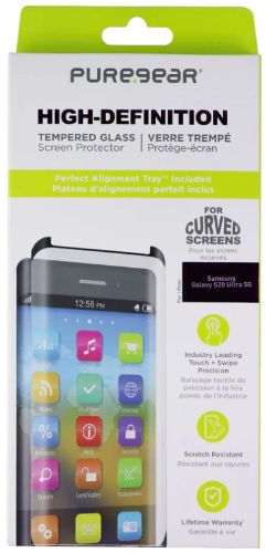 PureGear Samsung Galaxy S20 FE 5G High-Definition Glass Screen Protector  with Alignment Tray