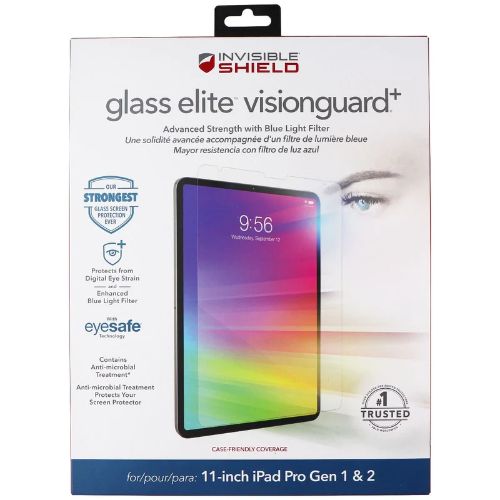 ZAGG InvisibleShield Glass Elite Screen Protector with VisionGuard+ for iPhone  12/iPhone 12 Pro