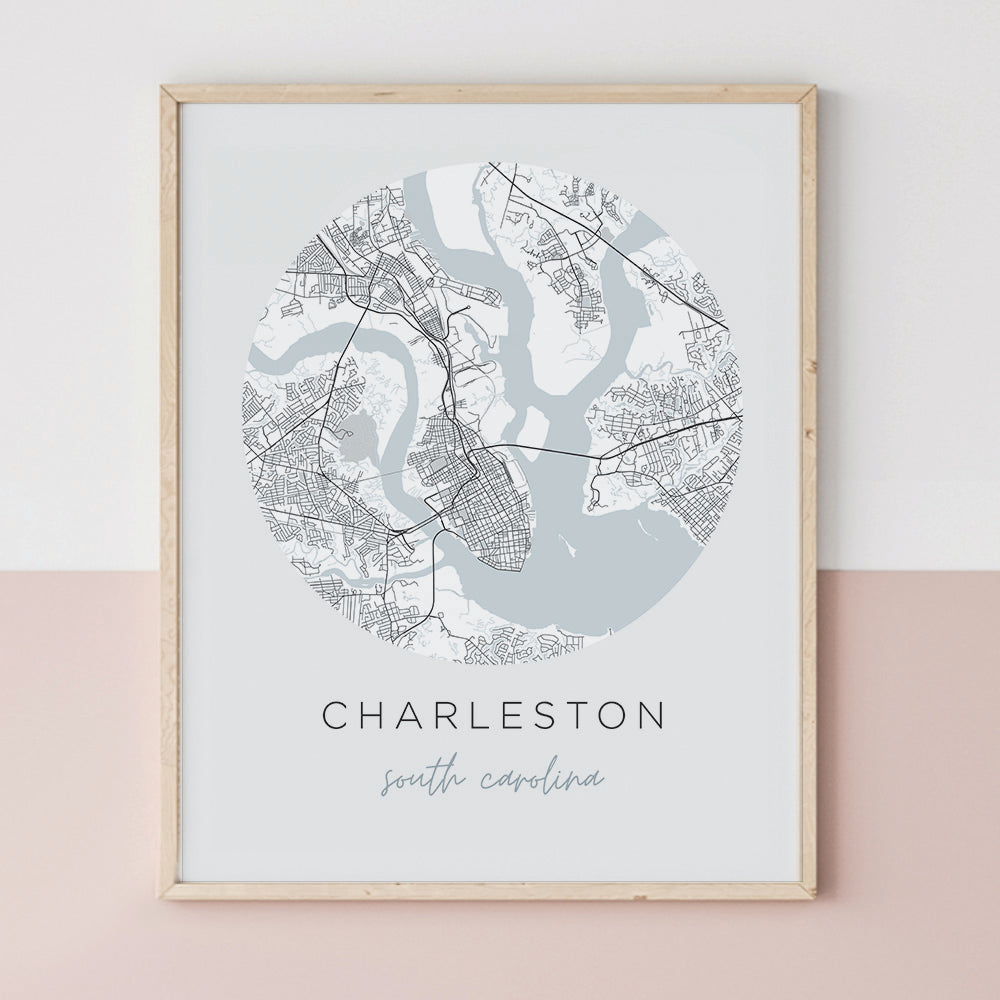 charleston sc map