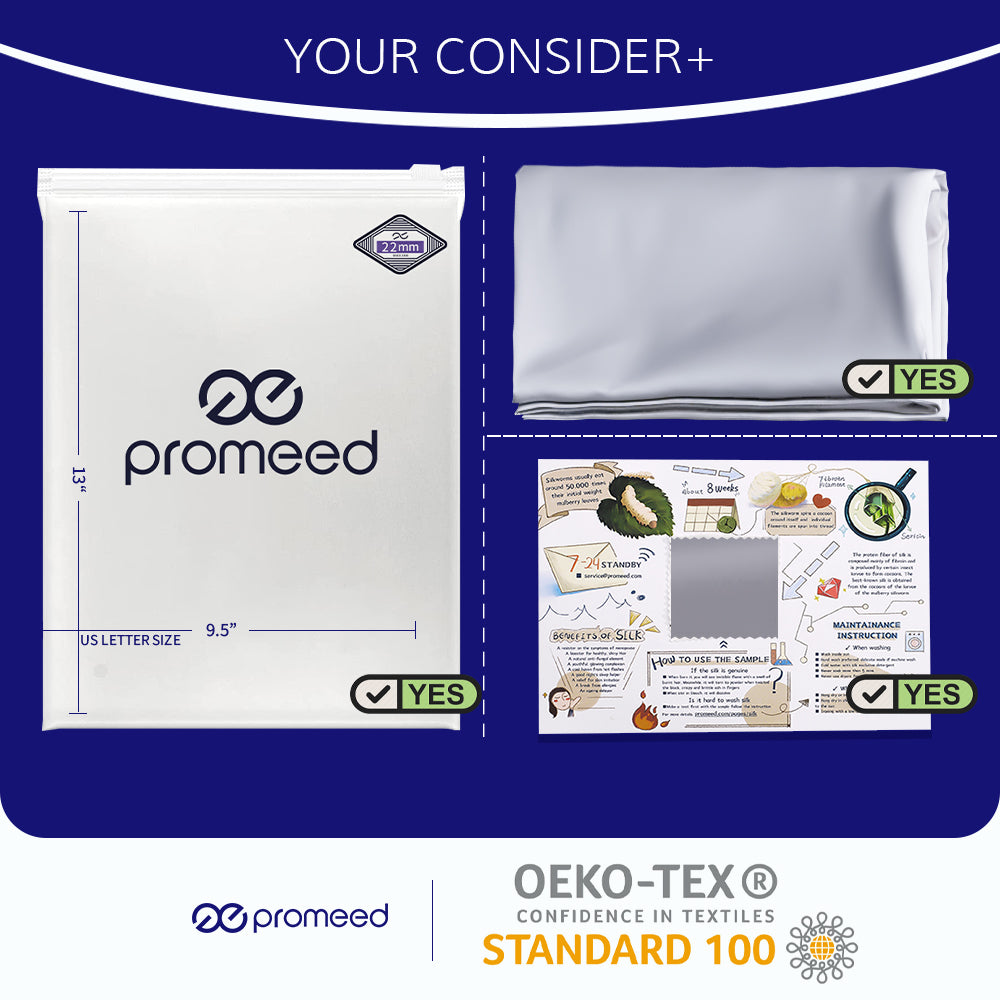 promeed silk duvet cover package