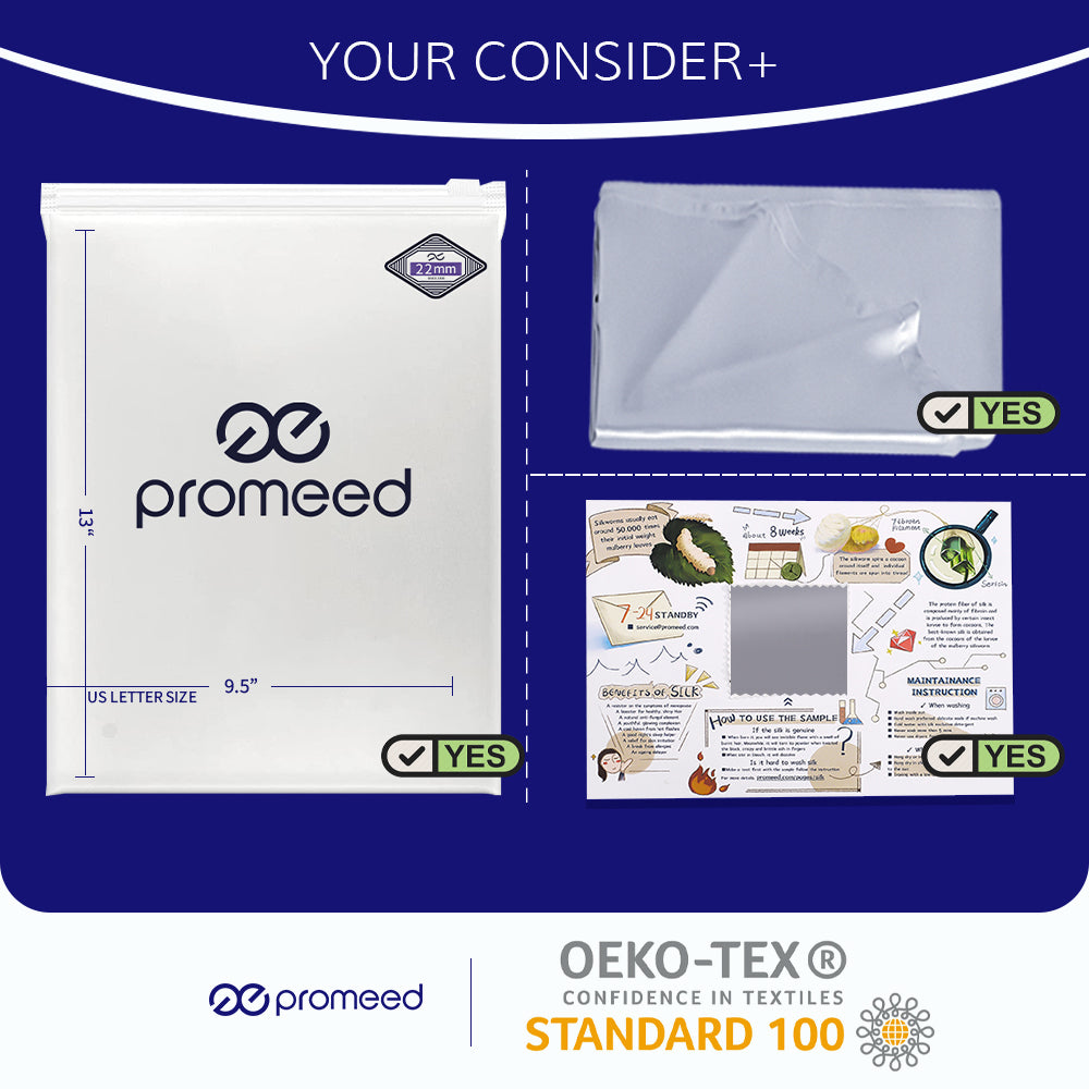 promeed silk flat sheet package