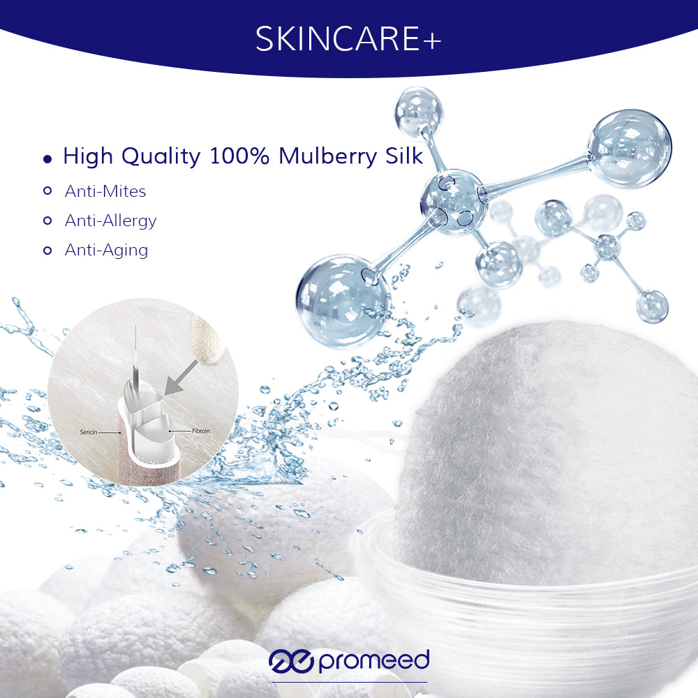 promeed silk sheets for skin care