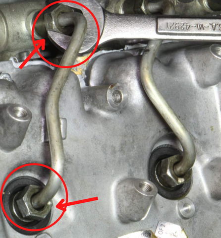 how to unscrew and remove the fuel line for your bobcat