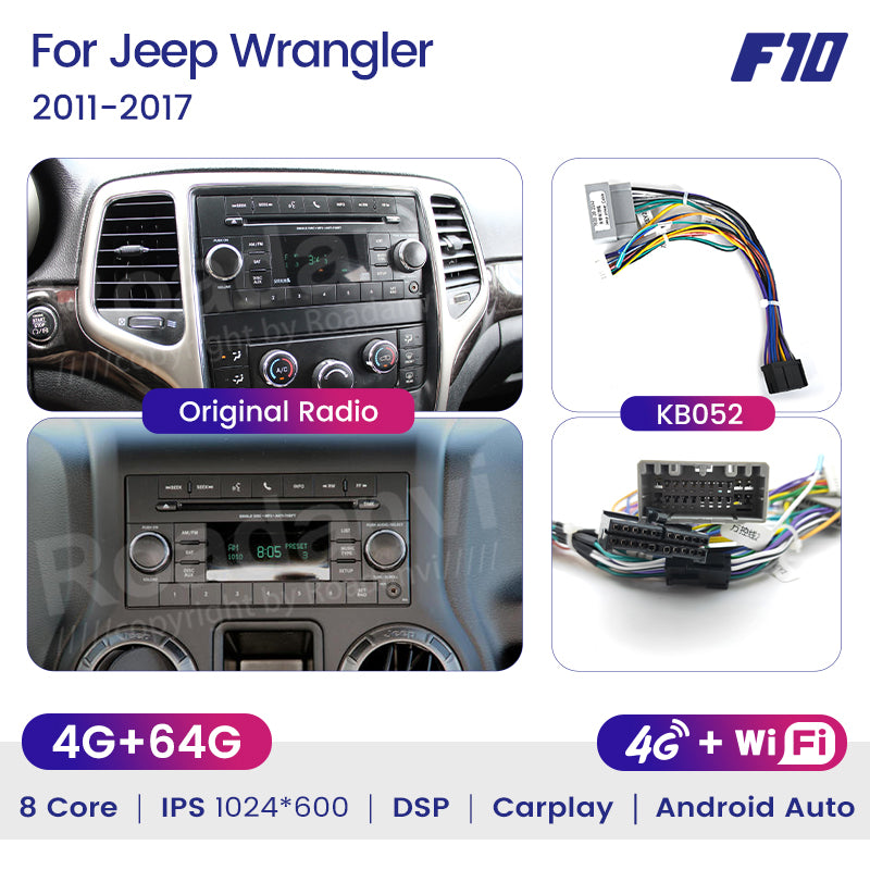 Roadanvi F10 For Jeep Wrangler Grand Cherokee Compass Commander Libert