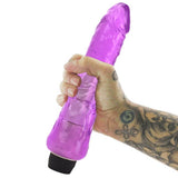 Powerful 9 Inch Multi-Speed Vibrator Purple