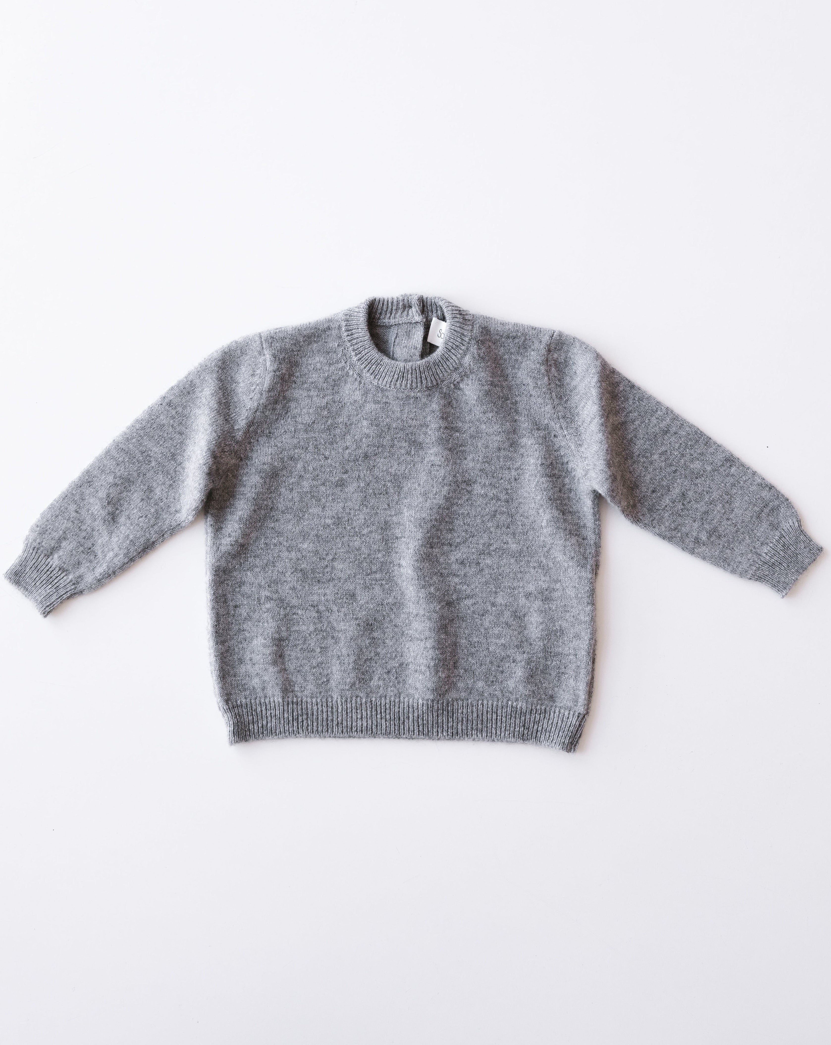 Baby Cashmere Sweater - Heather Grey
