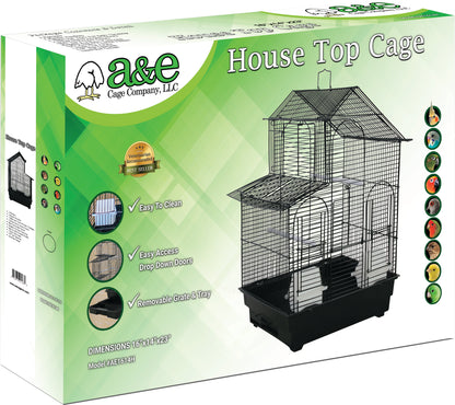 A & E House Top Bird Cage – Pets