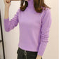 women turtleneck sweater bottoming shirt twist pullover thickened slim knitted sweater