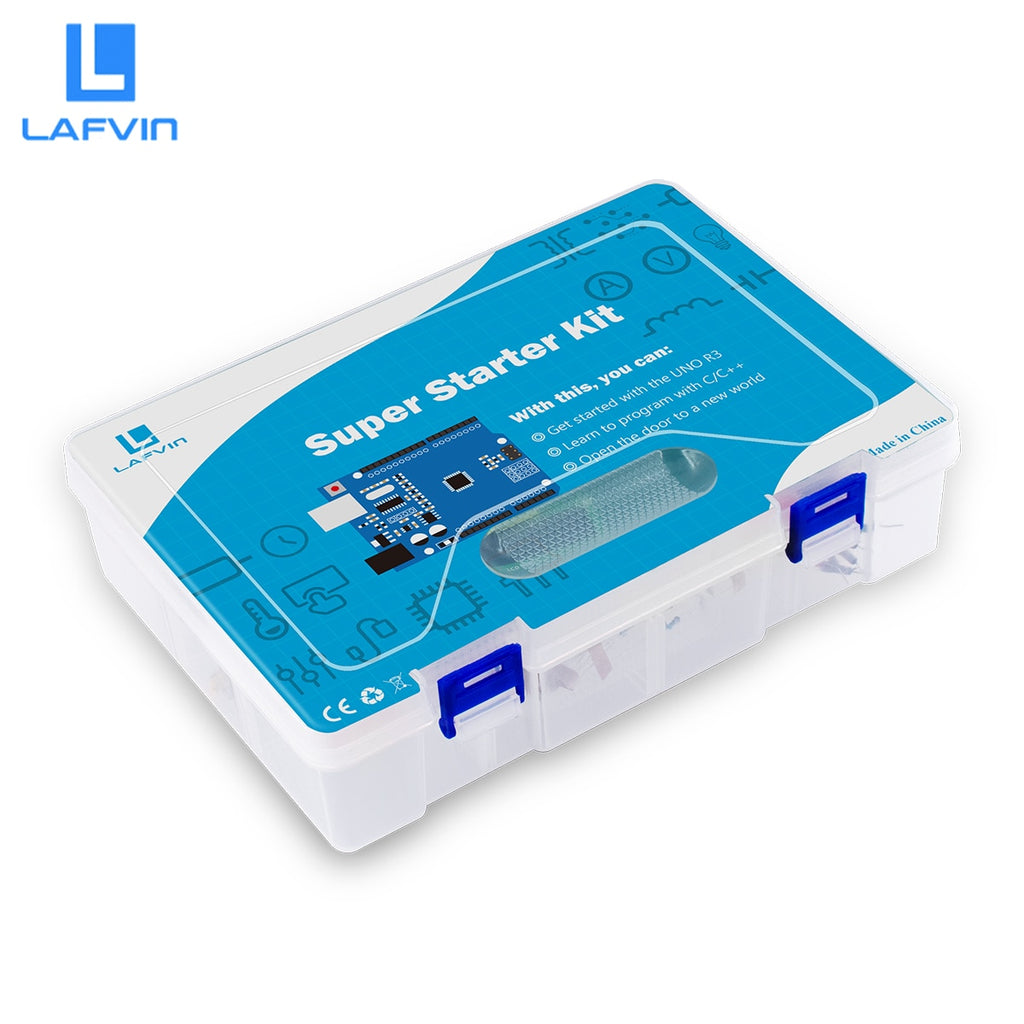 Lafvin Super Starter Kit Learning Kits For Arduino Uno R3 Diy Kit With 7052