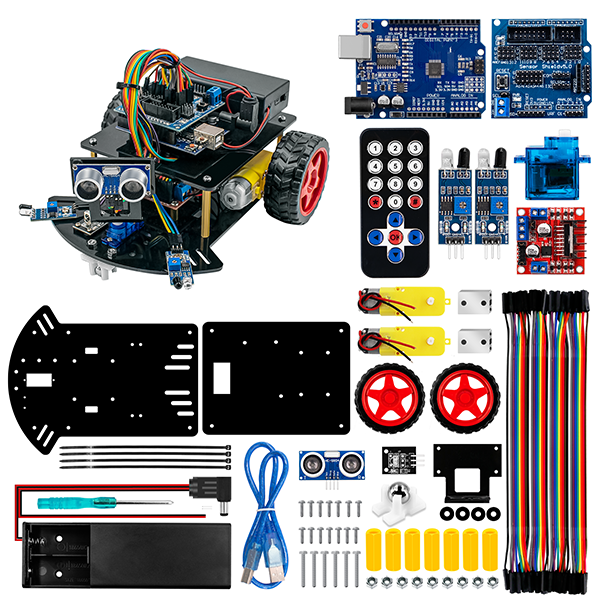 LAFVIN 2WD Smart Robot Car Kit ESP32 Camera Starter Kit with Tutorial  Compatible with Arduino IDE