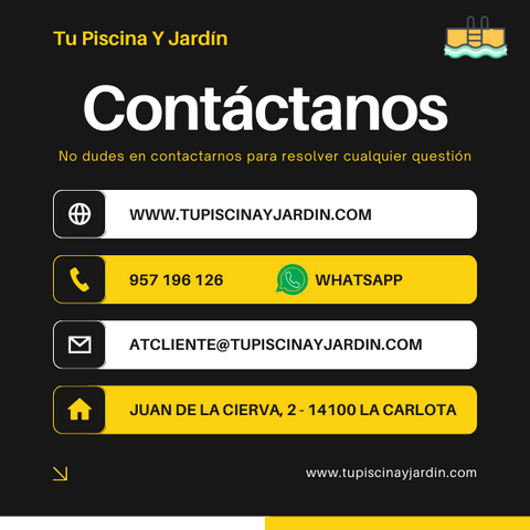 Telefono e email tupiscinayjardin