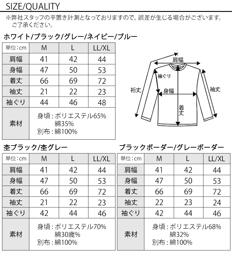 サイズ表