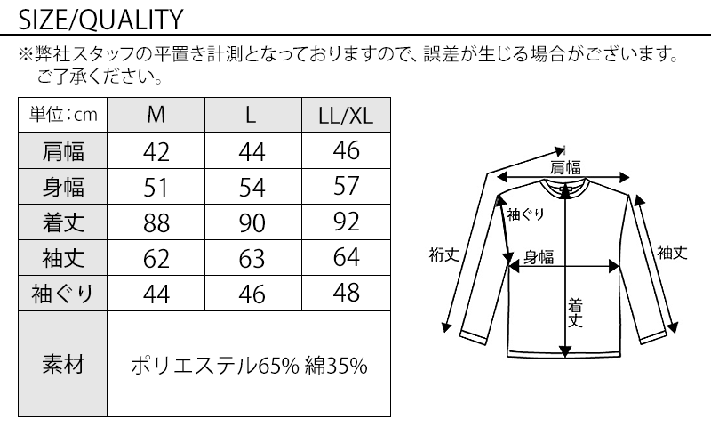 サイズ表