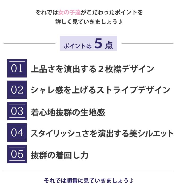 ポイントは5点