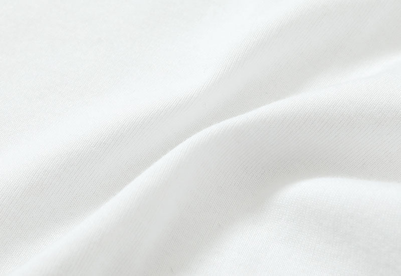 リブ編み7分袖ロングカーディガン×ＵネックＴシャツ　2点セットの詳細画像
