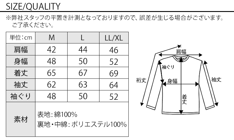 サイズ表