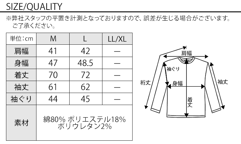 サイズ表