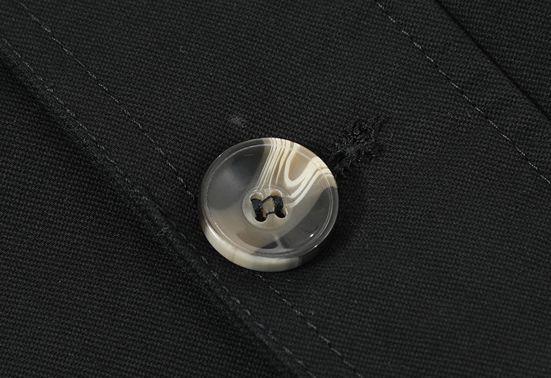 裏地チェックデザインツイルフード付きジャケットの詳細画像