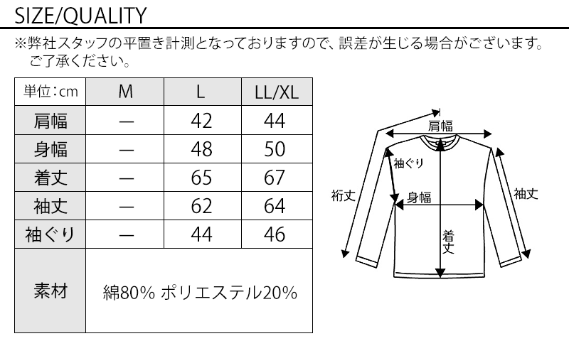 サイズ表