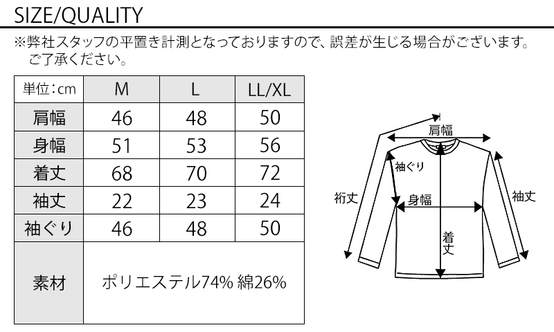 サイズ表