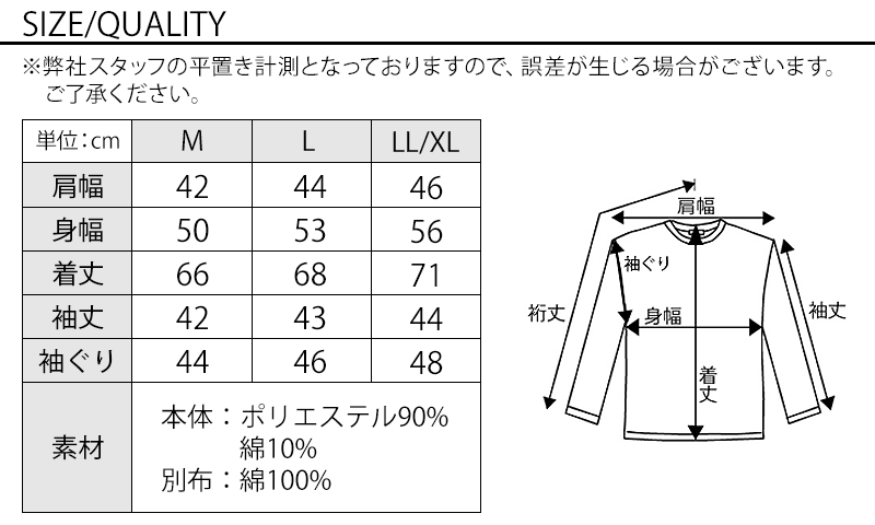 サイズ表