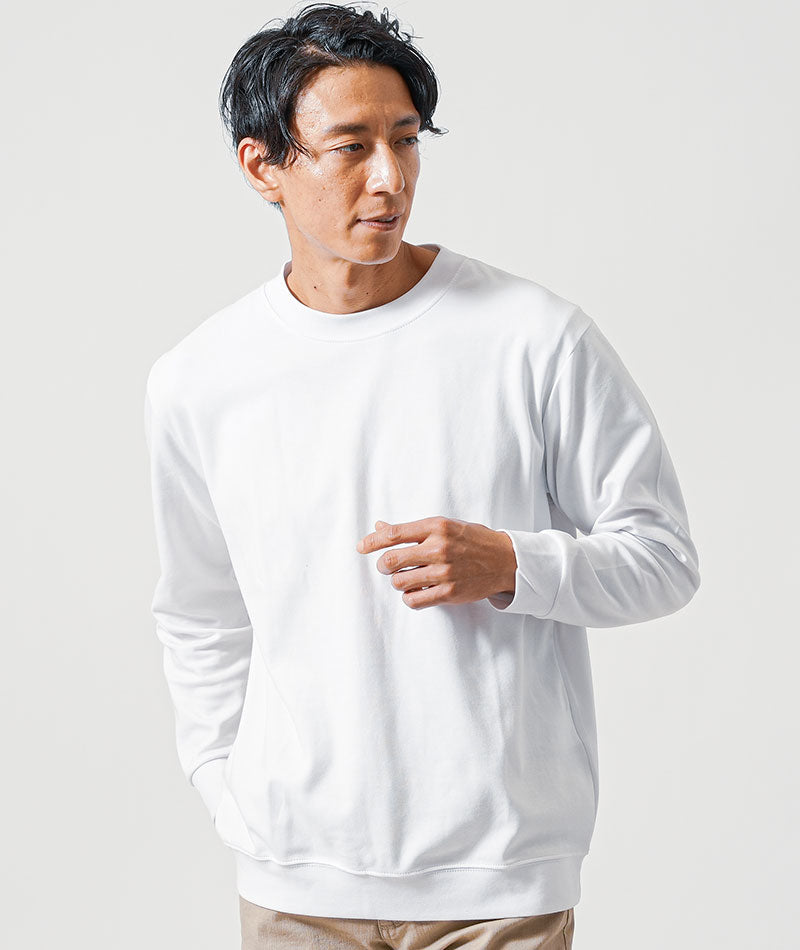 30代メンズ3点コーデセット　黒長袖ノーカラージャケット×白長袖Tシャツ×ベージュスリムチノパンツ